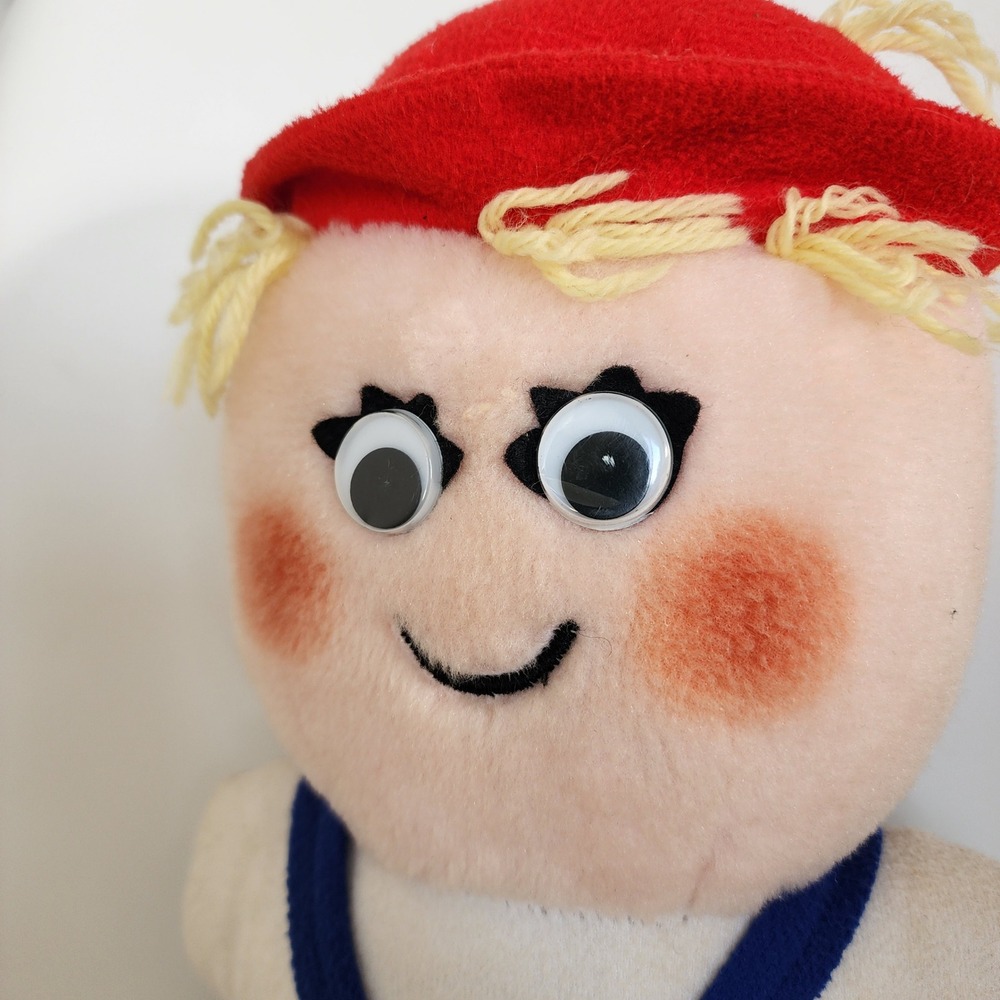 Del Monte Shoo Shoo Scarecrow Plush‎ Stuffie Vintage 1983 Toy Country Yumkin - Picture 2 of 14